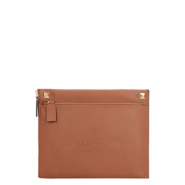 Identity leather flat pouch - 발렌티노 Valentino Garavani 6635657199748