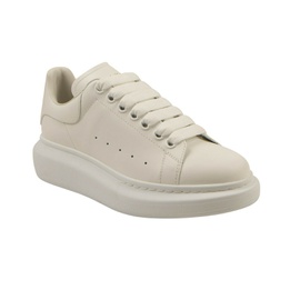 알렉산더맥퀸 ALEXANDER MCQUEEN White Leather Low Top Oversized Sneakers 6647305240708