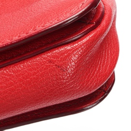 Pre Loved Pre-Loved Miu Miu Leather Handbag red Womens 6773639381124