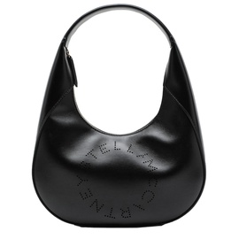 스텔라 맥카트니 Stella McCartney Womens Eco Leather Hobo Shoulder Bag in Black 6877801414788