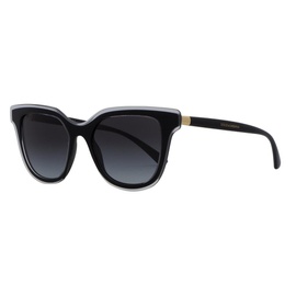 돌체앤가바나 Dolce & Gabbana Rectangular Sunglasses DG4362 53838G Black/Crystal 51mm 4362 6594350579844