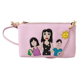 돌체앤가바나 Dolce & Gabbana Pink Leather #dgfamily Clutch Shoulder Borse Womens Purse 6810730791044