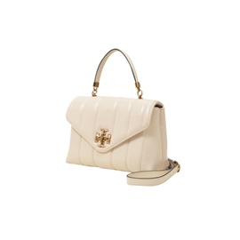 Tory Burch Kira Small Top Handle Bag In White Leather 6747062141060