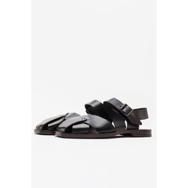 르메르 LEMAIRE Strap Sandals in Black M221-FO320-LL1-999-42