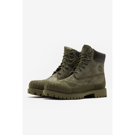 TIMB이알엘 ERLAND Bee Line 6 Inch Rubber Toe Boots in Dark Green TB0A5SA2A58-8