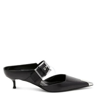 Alexander McQueen Punk Buckle Pointed-Toe Mules
