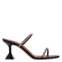 Amina Muaddi Gilda Crystal Embellished Sandals