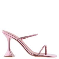 Amina Muaddi Gilda Crystal Embellished Sandals