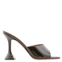 Amina Muaddi Mirror Moss Lupita 70 Slippers