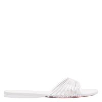 Amina Muaddi Mookie Leather Slides