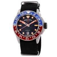 Armand Nicolet JSH GMT Automatic Black Dial Mens Watch