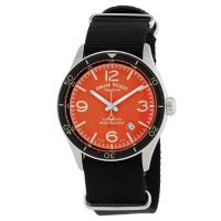 Armand Nicolet M2H Automatic Orange Dial Mens Watch