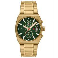 Armani Exchange Oliver Chronograph Quartz Green Dial Mens Watch