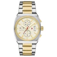 Armani Exchange Oliver Chronograph Quartz White Dial Mens Watch