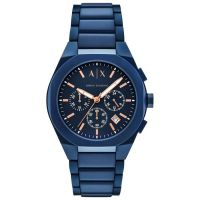 Armani Exchange Sync Chronograph Quartz Blue Dial Mens Watch