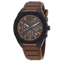 Armani Exchange Sync Chronograph Quartz Brown Dial Mens Watch