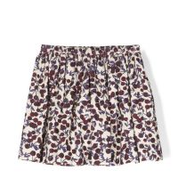 Bonpoint Kids Imprime Prune Cherry Print Corduroy Skirt