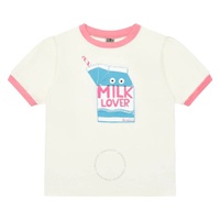 Bonton Kids Milk Printed Cotton T-Shirt