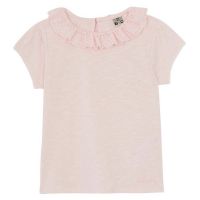 Bonton Kids Tiris Ruffled Collar T-Shirt