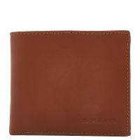 Breed Locke Genuine Leather Bi-Fold Wallet - Brown