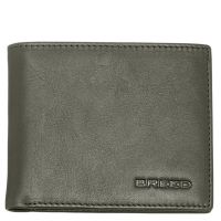 Breed Locke Genuine Leather Bi-Fold Wallet - Olive