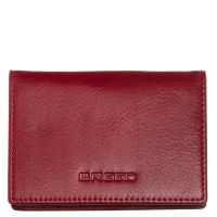 Breed Porter Genuine Leather Bi-Fold Wallet - Maroon