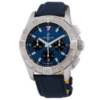 Breitling Avenger 42 Chronograph Automatic Chronometer Blue Dial Mens Watch