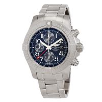 Breitling Avenger Chronograph GMT Automatic Chronometer Black Dial Mens Watch