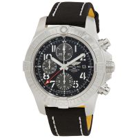 Breitling Avenger 45 Chronograph GMT Automatic Chronometer Black Dial Mens Watch
