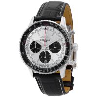 Breitling Navitimer B01 Chronograph Automatic Chronometer Silver Dial Mens Watch