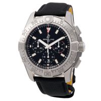Breitling Super Avenger 46 Chronograph Automatic Black Dial Mens Watch