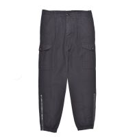 Brunello Cucinelli Anthracite Linen Blend Cargo Trousers