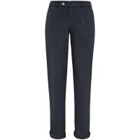 Brunello Cucinelli Anthracite Tailored Trousers With Cuffs