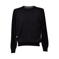 Brunello Cucinelli Black Cashmere Crew Neck Sweater