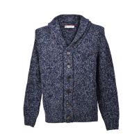 Brunello Cucinelli Blue Cashmere Blend Knit Cardigan
