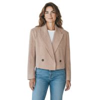 Brunello Cucinelli Brown Corduroy Cropped Blazer