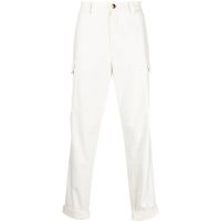 Brunello Cucinelli Cream Cargo Trousers With Cuffs