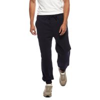 Brunello Cucinelli Dark Blue Cotton Blend Trousers