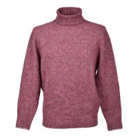 Brunello Cucinelli Grape Wool Blend Turtleneck Sweater