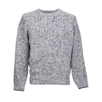 Brunello Cucinelli Gray Cashmere Knit Crew Neck Sweater