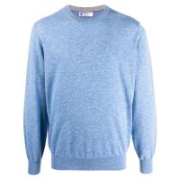Brunello Cucinelli Light Blue Cashmere Sweater