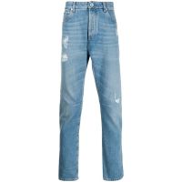 Brunello Cucinelli Light Blue Relaxed Denim Trousers