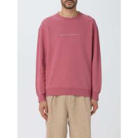 Brunello Cucinelli MenS Raspberry Crewneck Sweater