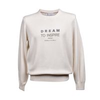 Brunello Cucinelli Off White Cashmere Crewneck Sweater