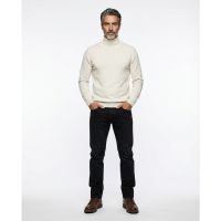 Brunello Cucinelli Off White Cashmere Turtleneck Sweater