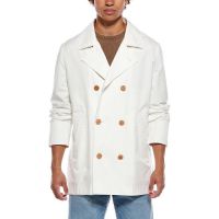 Brunello Cucinelli Off White Double Breasted Jacket