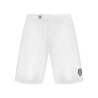 Brunello Cucinelli White Tailored Shorts With Button Detail