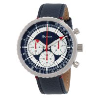 Bulova Chronograph C Quartz White Dial Mens Watch
