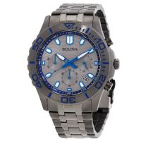 Bulova Chronograph Quartz Grey Dial Mens Watch