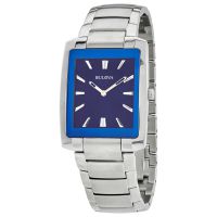 Bulova Classic Blue Dial Mens Watch